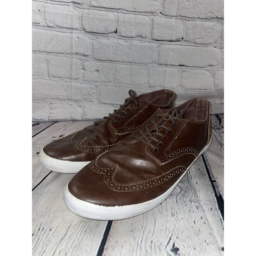 Carbon Elements Men's Casual Dress Shoes Laced Up Oxfords Sneakers Brown Size 11